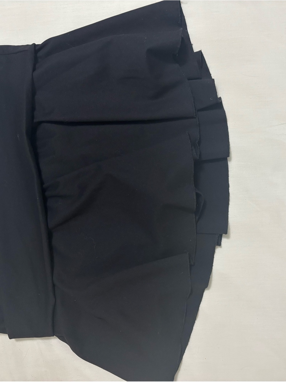 Garage Black Tiered Mini Skirt